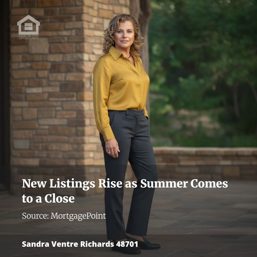 New Listings Rise as Summer Comes to a Close
